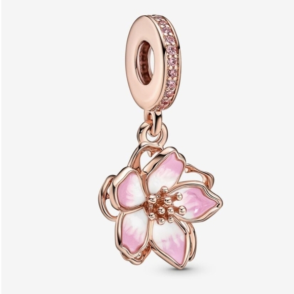 Pandora Cherry Blossom Dangle Charm - Picture 4 of 4